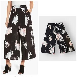 Leith High Waist Crop Wide Leg Pants, plus size XXL